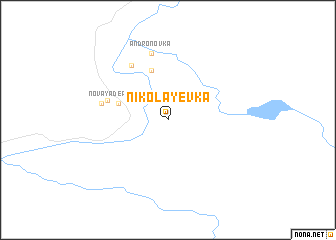 map of Nikolayevka