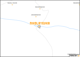 map of Nikolayevka