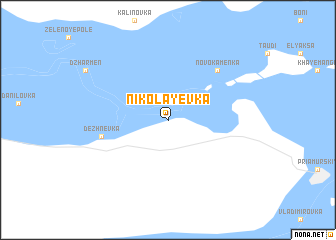 map of Nikolayevka