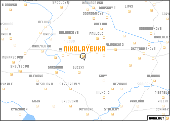 map of Nikolayevka