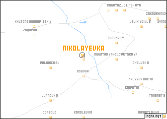 map of Nikolayevka