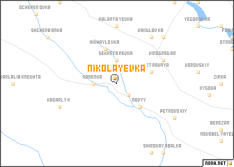 map of Nikolayevka