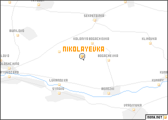 map of Nikolayevka