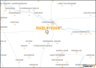 map of Nikolayevka