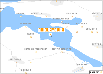 map of Nikolayevka