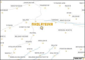 map of Nikolayevka