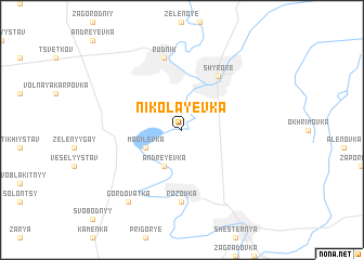 map of Nikolayevka