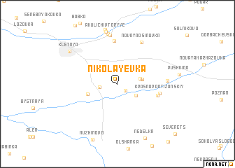 map of Nikolayevka