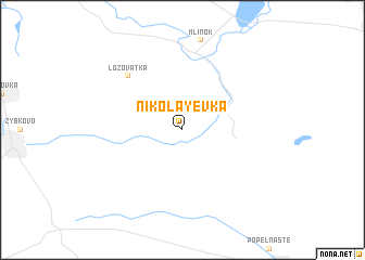 map of Nikolayevka