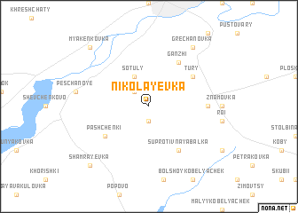 map of Nikolayevka