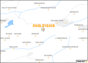 map of Nikolayevka