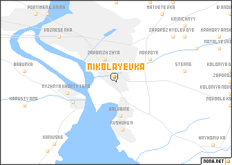 map of Nikolayevka