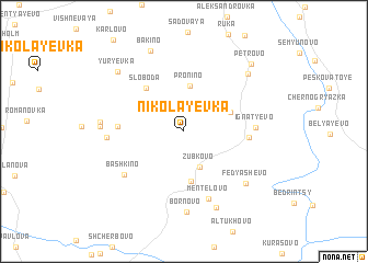 map of Nikolayevka