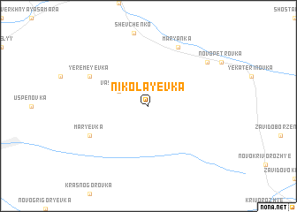 map of Nikolayevka