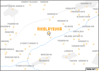 map of Nikolayevka