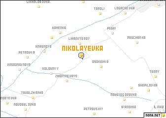 map of Nikolayevka