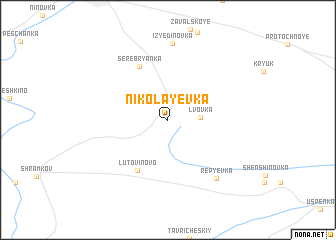 map of Nikolayevka