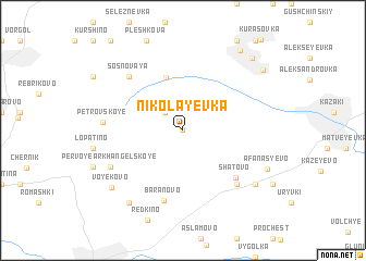 map of Nikolayevka