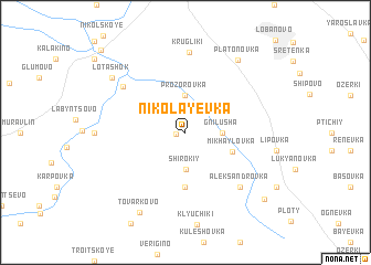 map of Nikolayevka