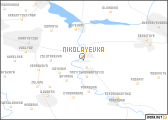 map of Nikolayevka