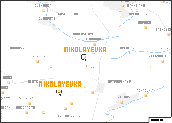 map of Nikolayevka