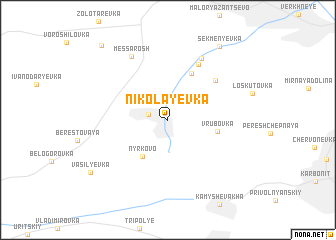 map of Nikolayevka