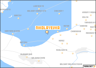map of Nikolayevka