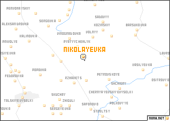 map of Nikolayevka