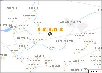 map of Nikolayevka