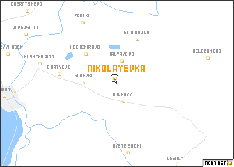 map of Nikolayevka