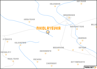 map of Nikolayevka