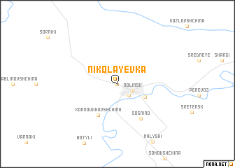 map of Nikolayevka