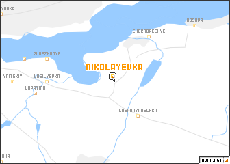 map of Nikolayevka