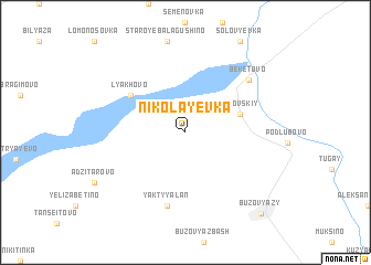 map of Nikolayevka