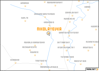 map of Nikolayevka