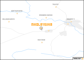 map of Nikolayevka