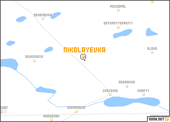 map of Nikolayevka