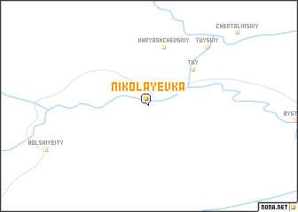 map of Nikolayevka