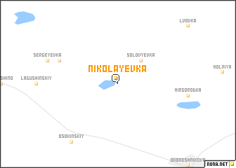 map of Nikolayevka