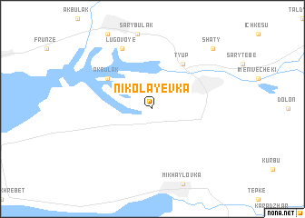 map of Nikolayevka