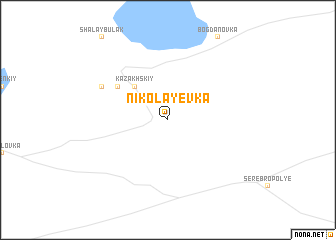 map of Nikolayevka