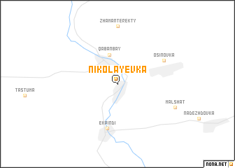 map of Nikolayevka