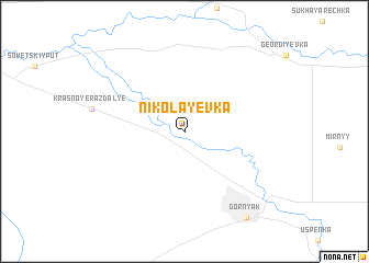 map of Nikolayevka