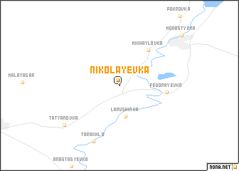 map of Nikolayevka