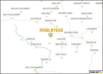 map of Nikolayevo