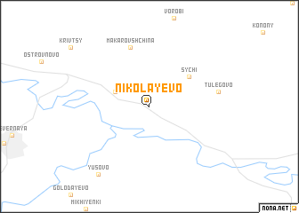 map of Nikolayevo