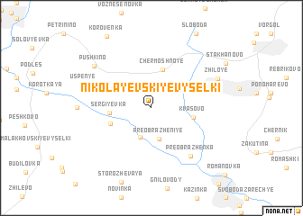 map of Nikolayevskiye Vyselki