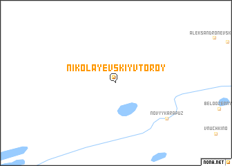 map of Nikolayevskiy Vtoroy