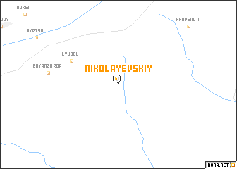 map of Nikolayevskiy