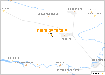 map of Nikolayevskiy